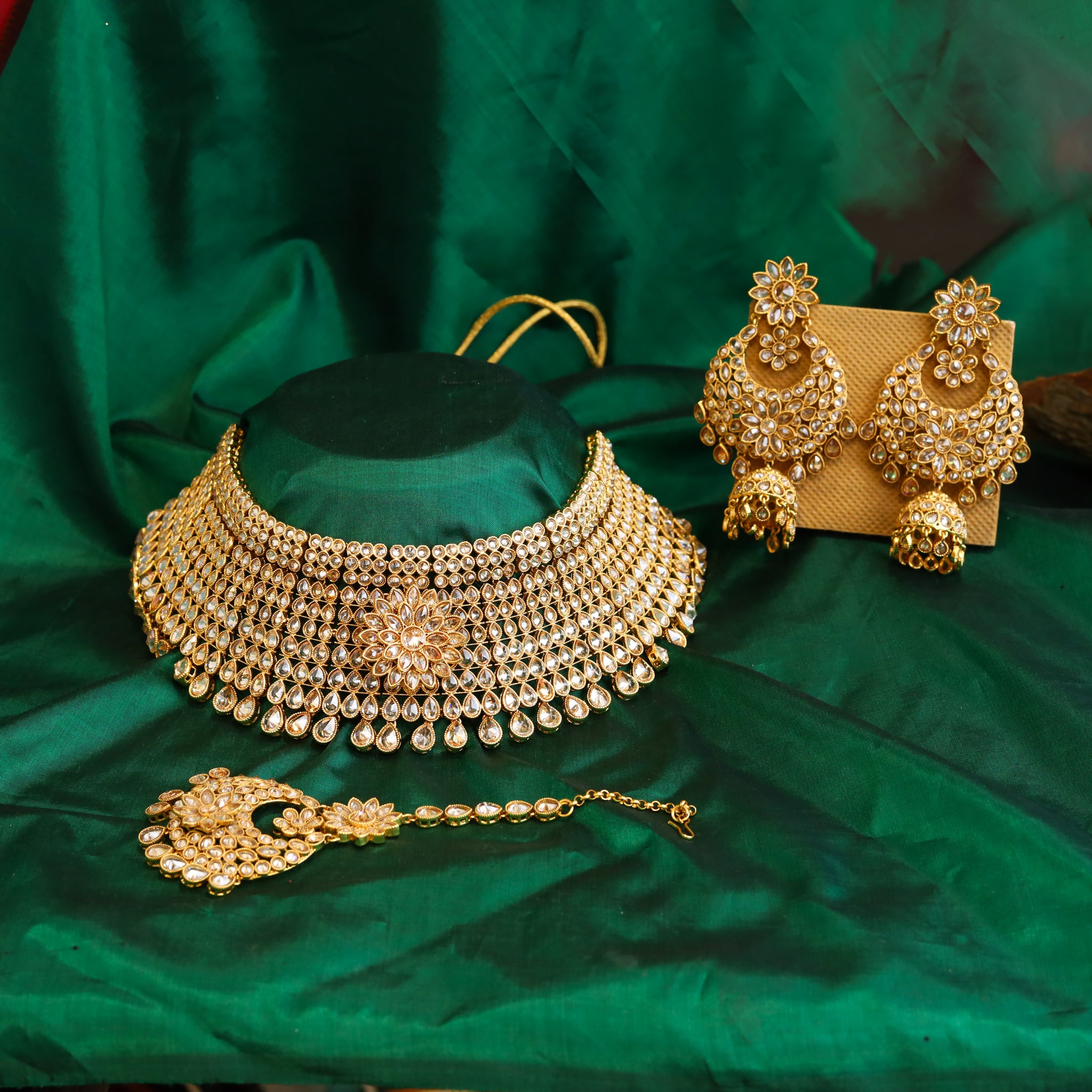 Gold Gold Look Necklace Set 9505-4362