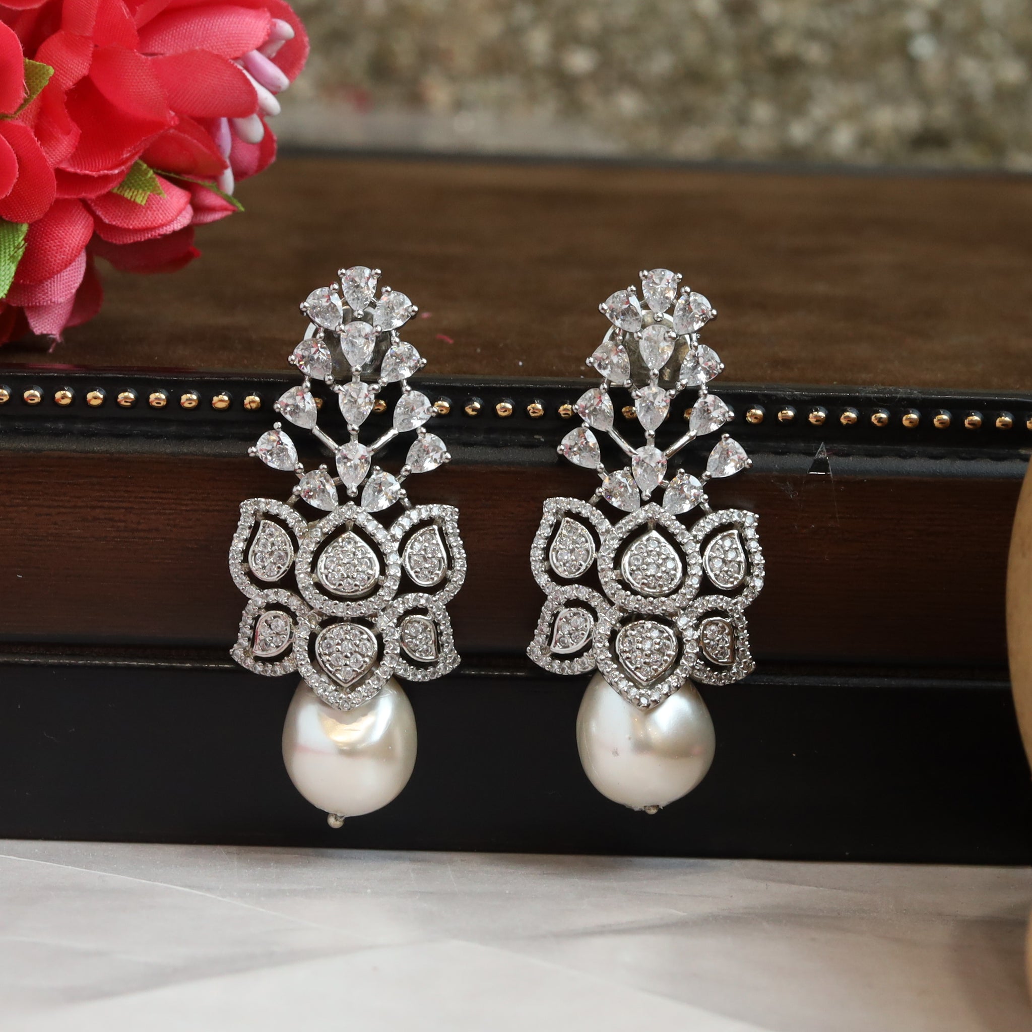 Light Zircon/AD Earring 4196-69