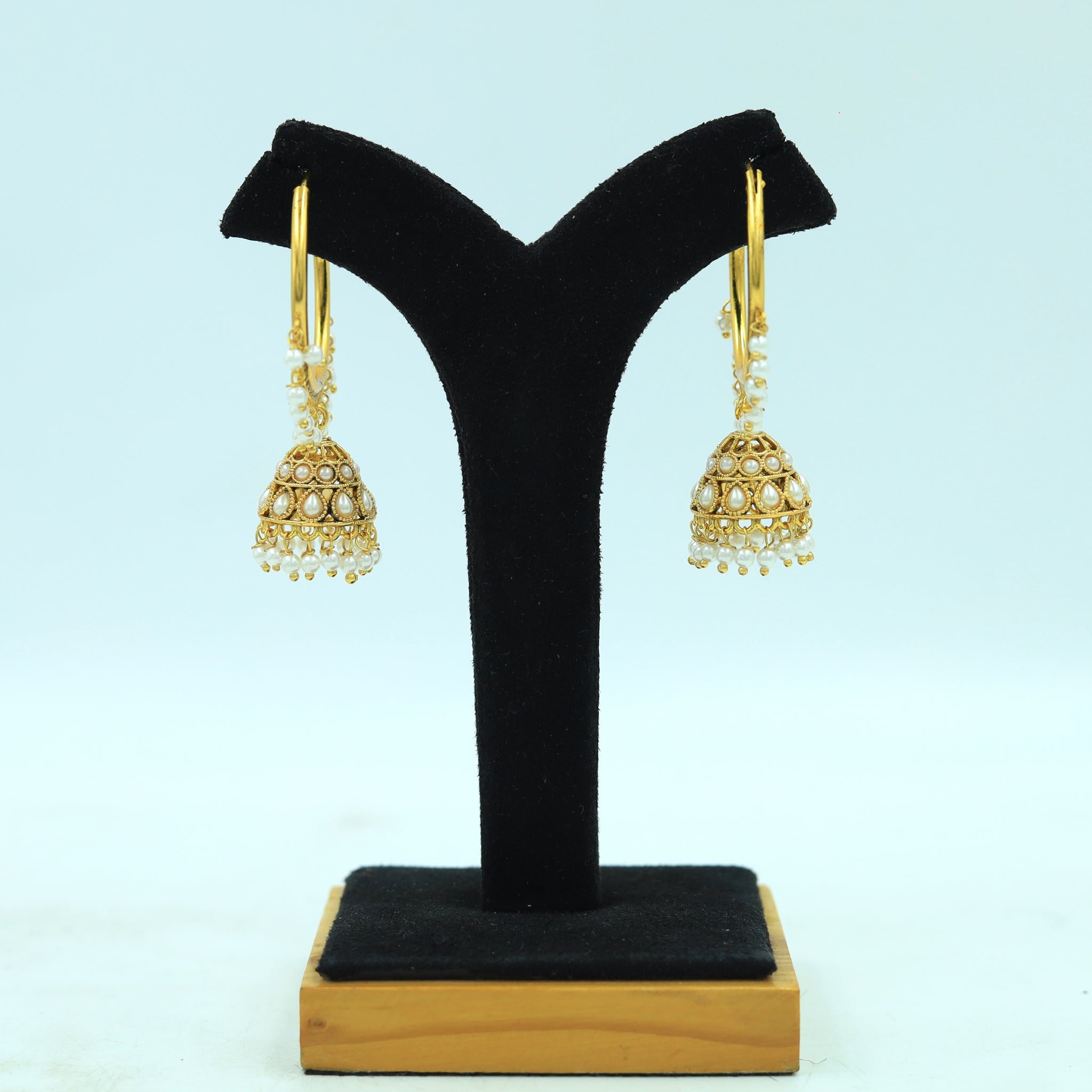 White Gold Look Earring 11085-6986