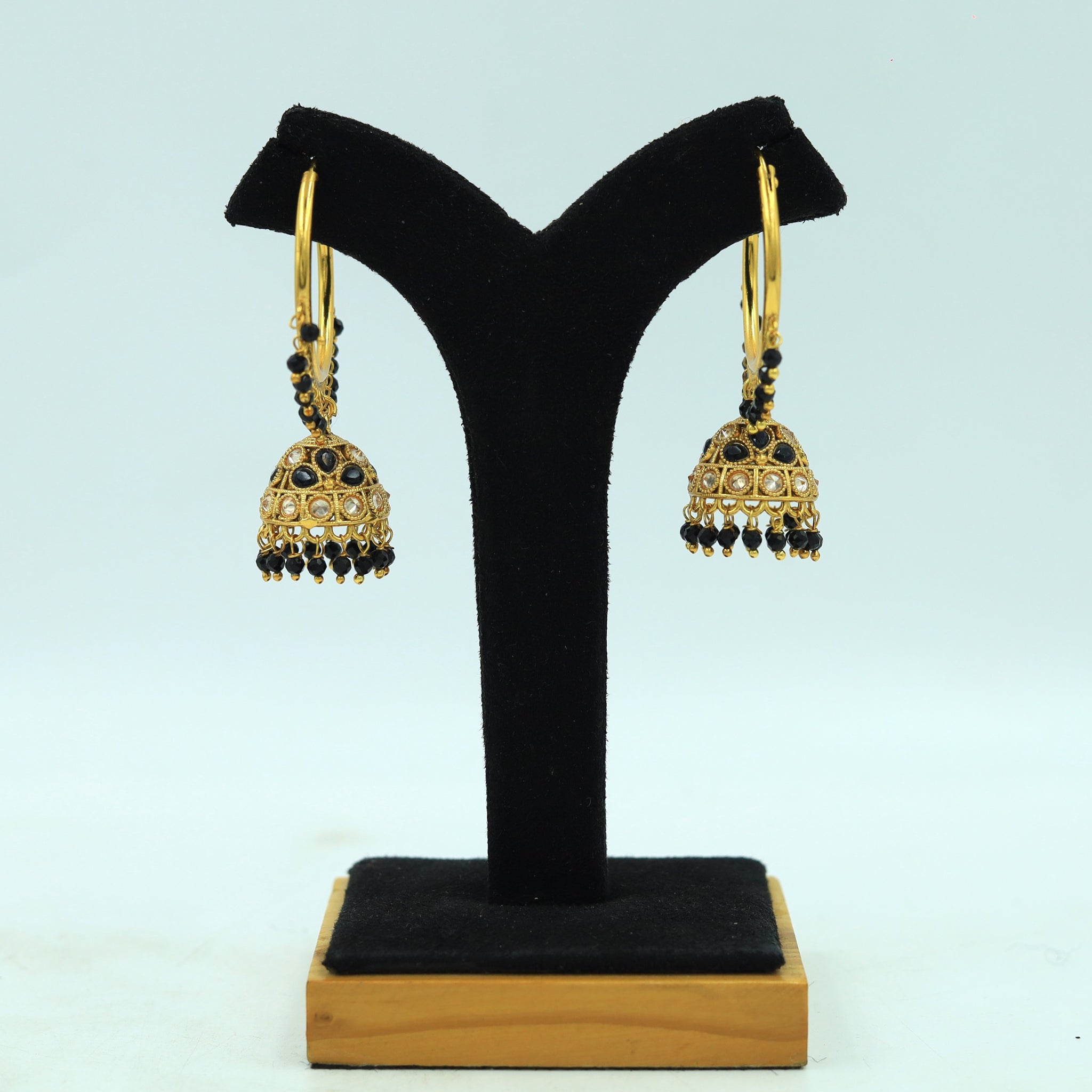 Black Gold Look Earring