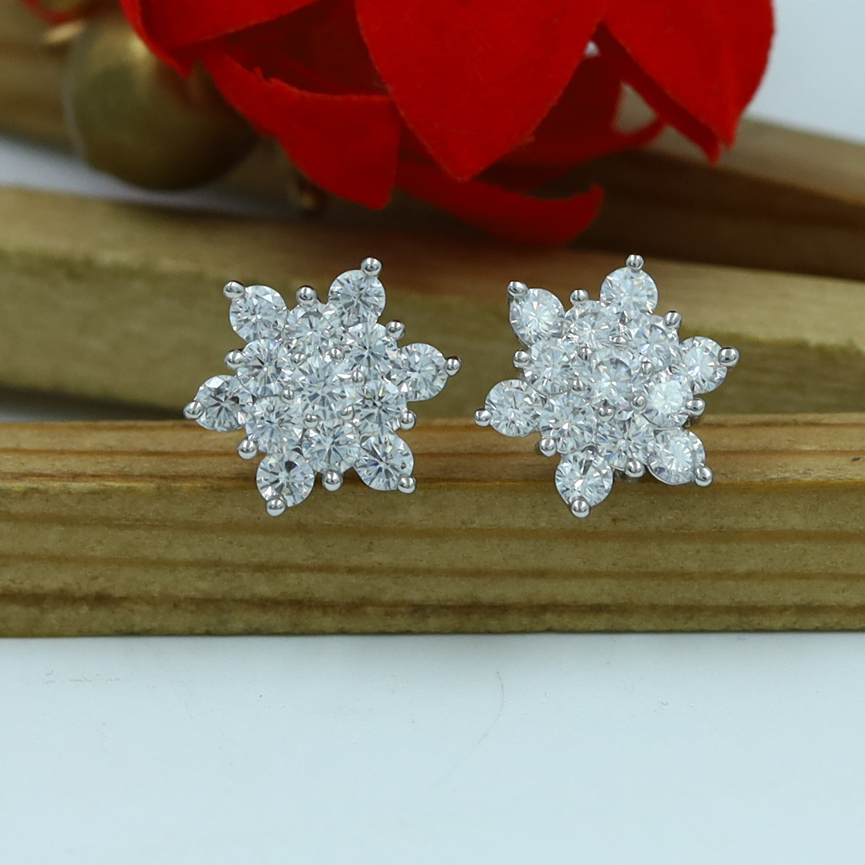 Tops/Studs Zircon/AD Earring 15255-69