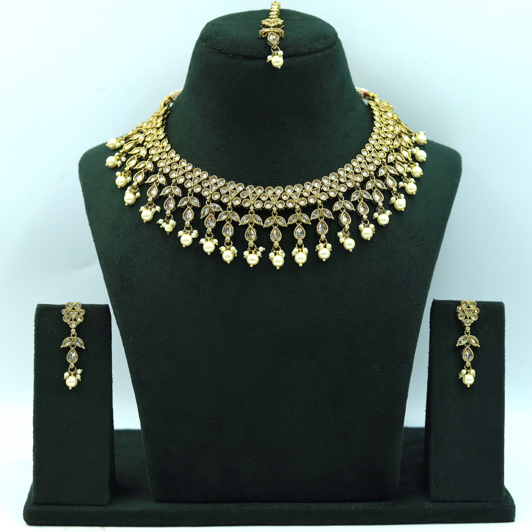 Mehandi Polish Necklace Set 2672-6737