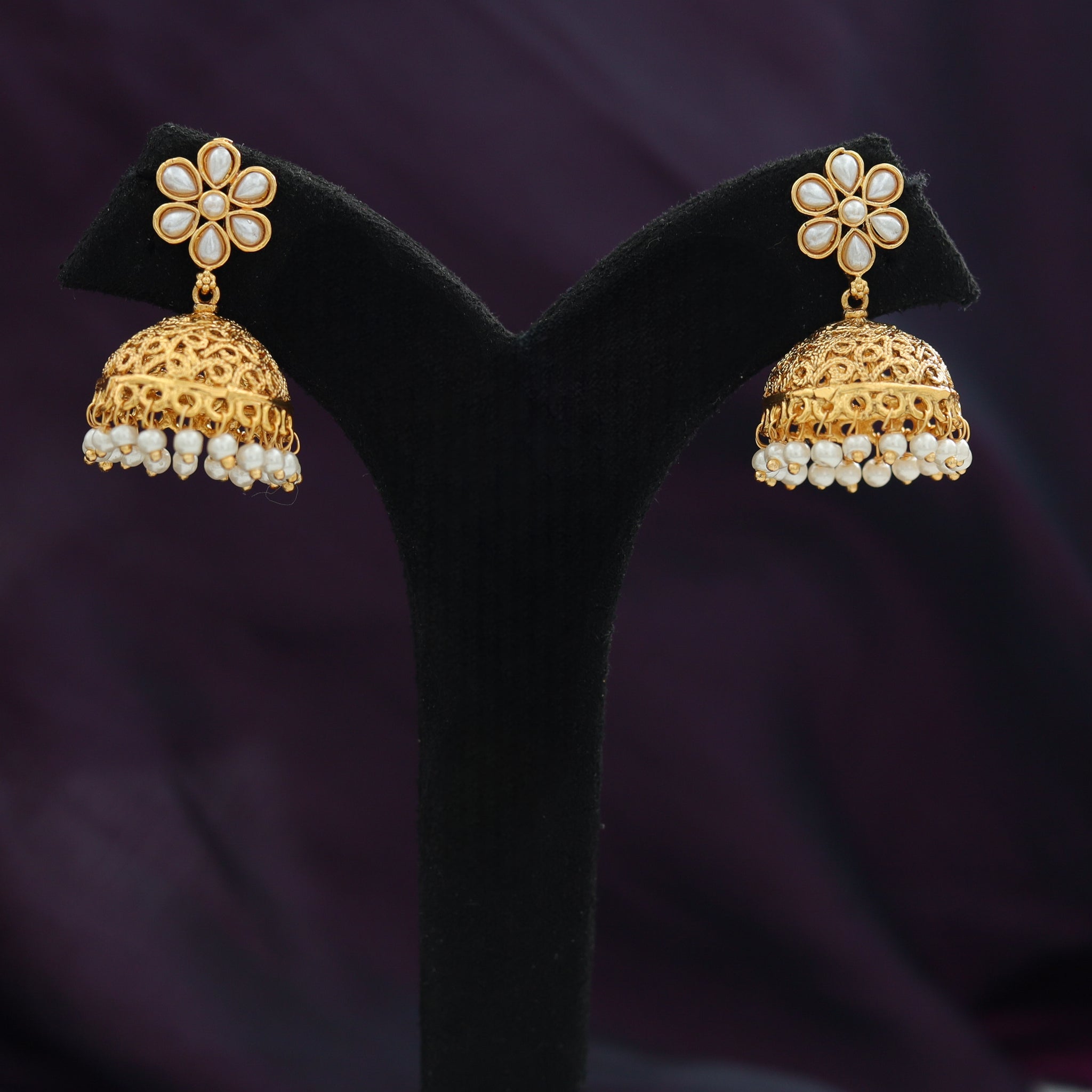 Gold Look Jhumki 4768-33