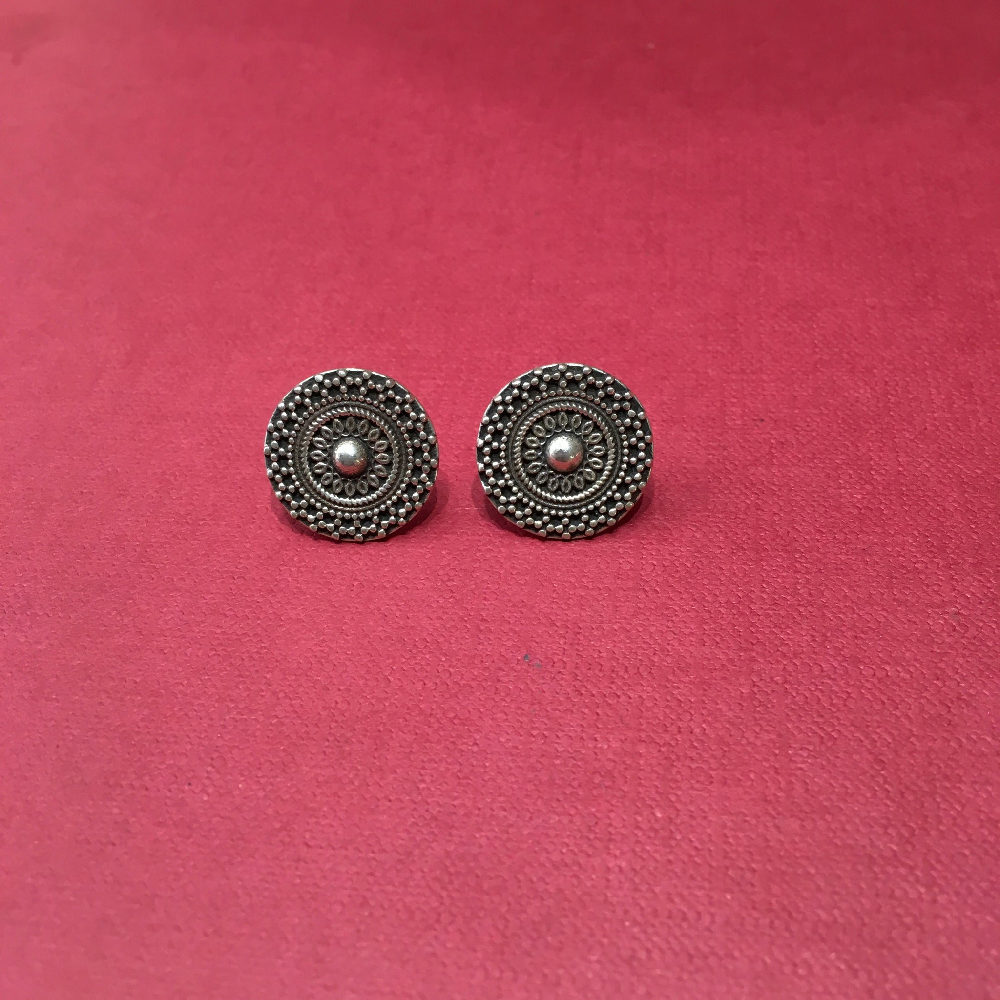 Black Silver Earring - Dazzles Jewellery