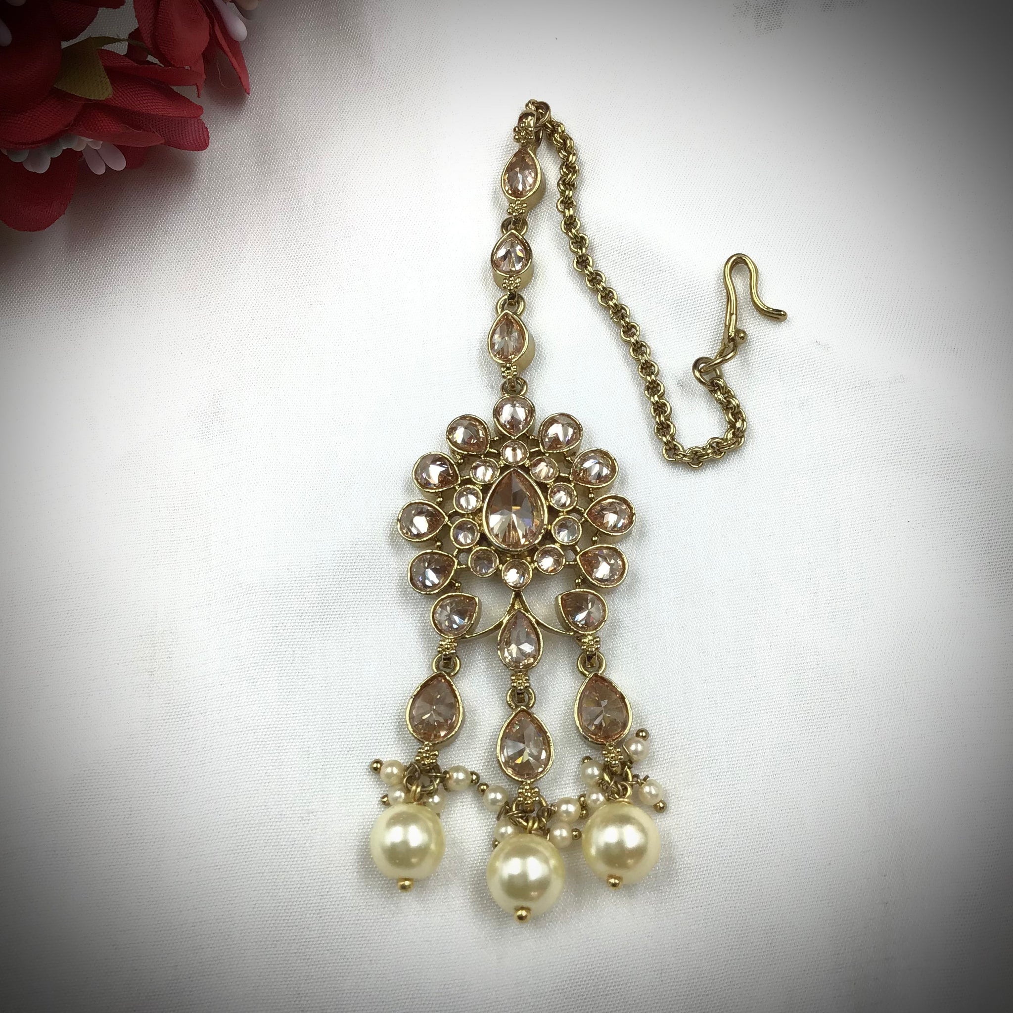 Antique Maang Tikka 12297-8708 - Dazzles Jewellery