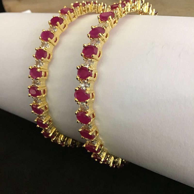 Ruby Bangles/Kada 5515-9580 - Dazzles Jewellery