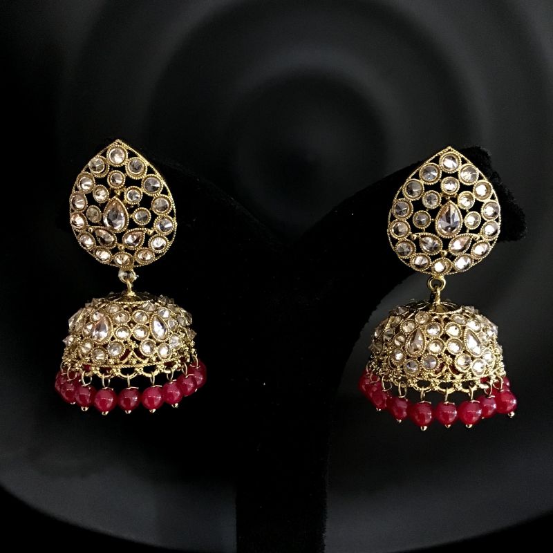 Ruby Antique Earrings - Dazzles Jewellery