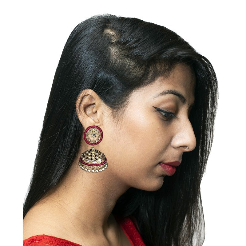 Ruby Antique Earrings - Dazzles Jewellery