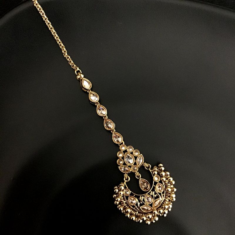 Antique Maang Tikka 7894-1645 - Dazzles Jewellery