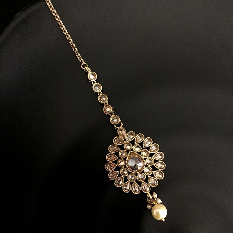 Antique Maang Tikka 7901-1655 - Dazzles Jewellery