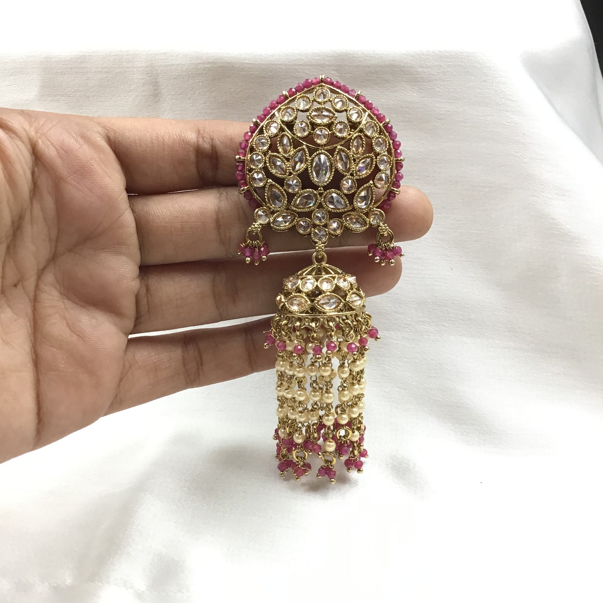 Ruby Antique Earrings - Dazzles Jewellery