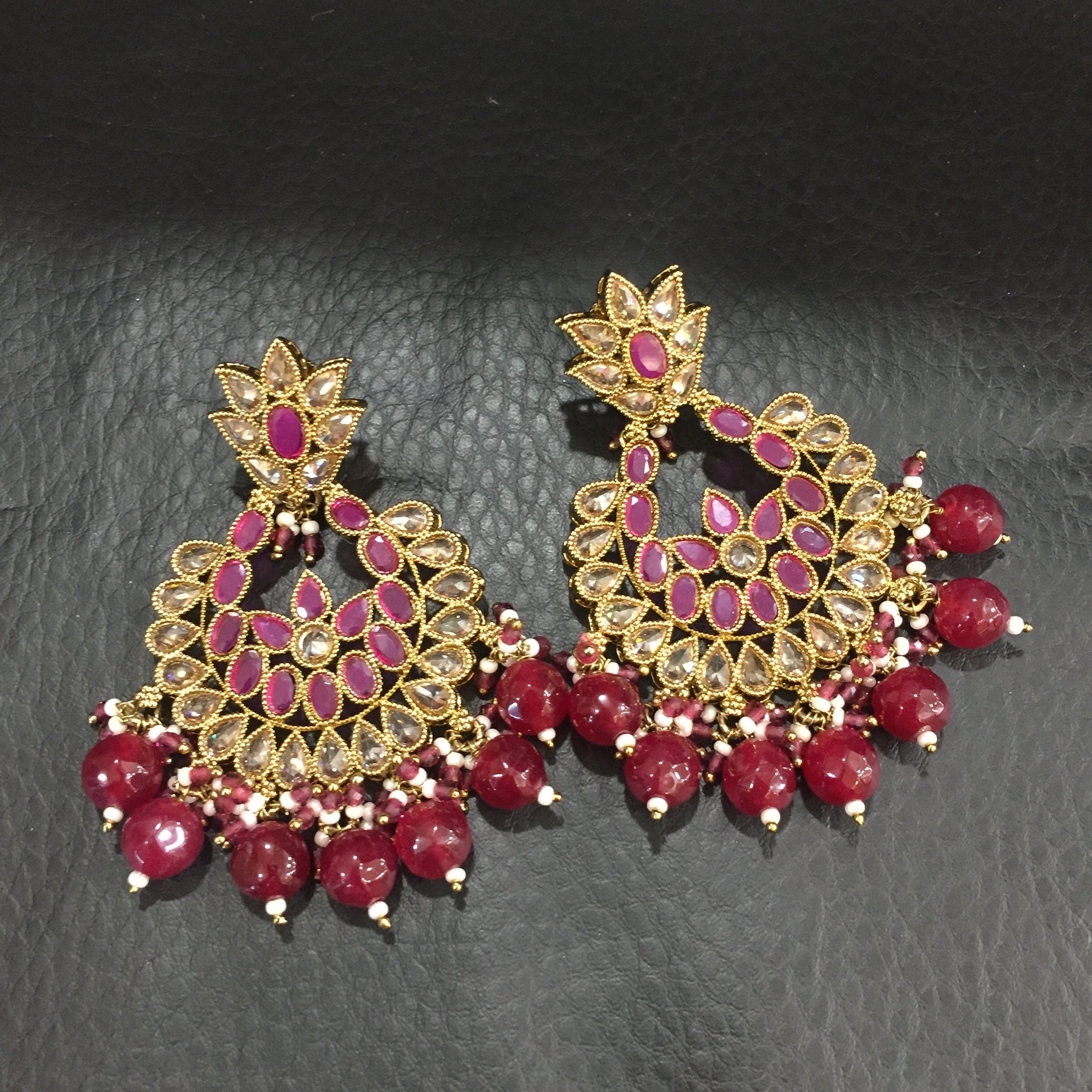 Chandbali Antique Earring 3963-28 - Dazzles Jewellery