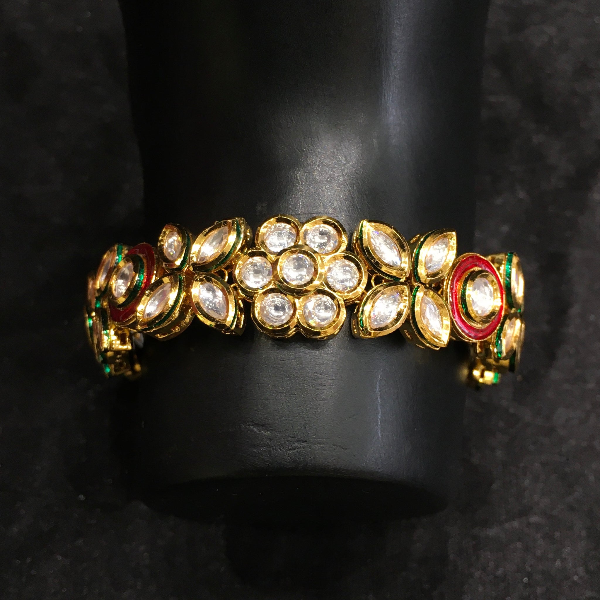 Kundan Bracelet 5894-28 - Dazzles Jewellery