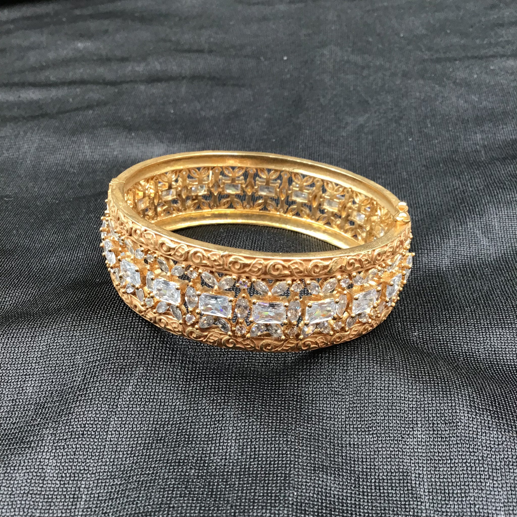 Champagne Bangles/Kada - Dazzles Jewellery