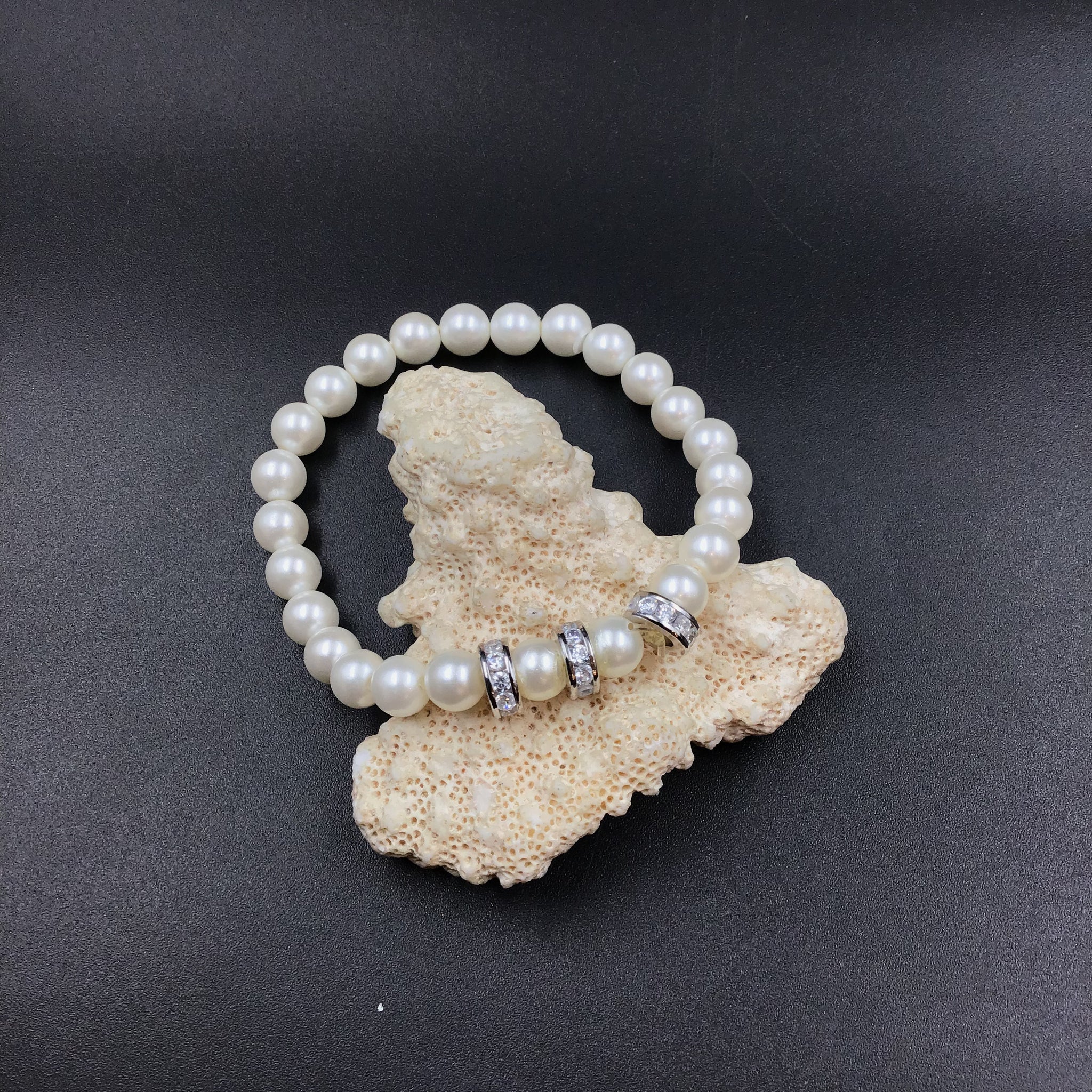 White Bracelet 15137-2283 - Dazzles Jewellery