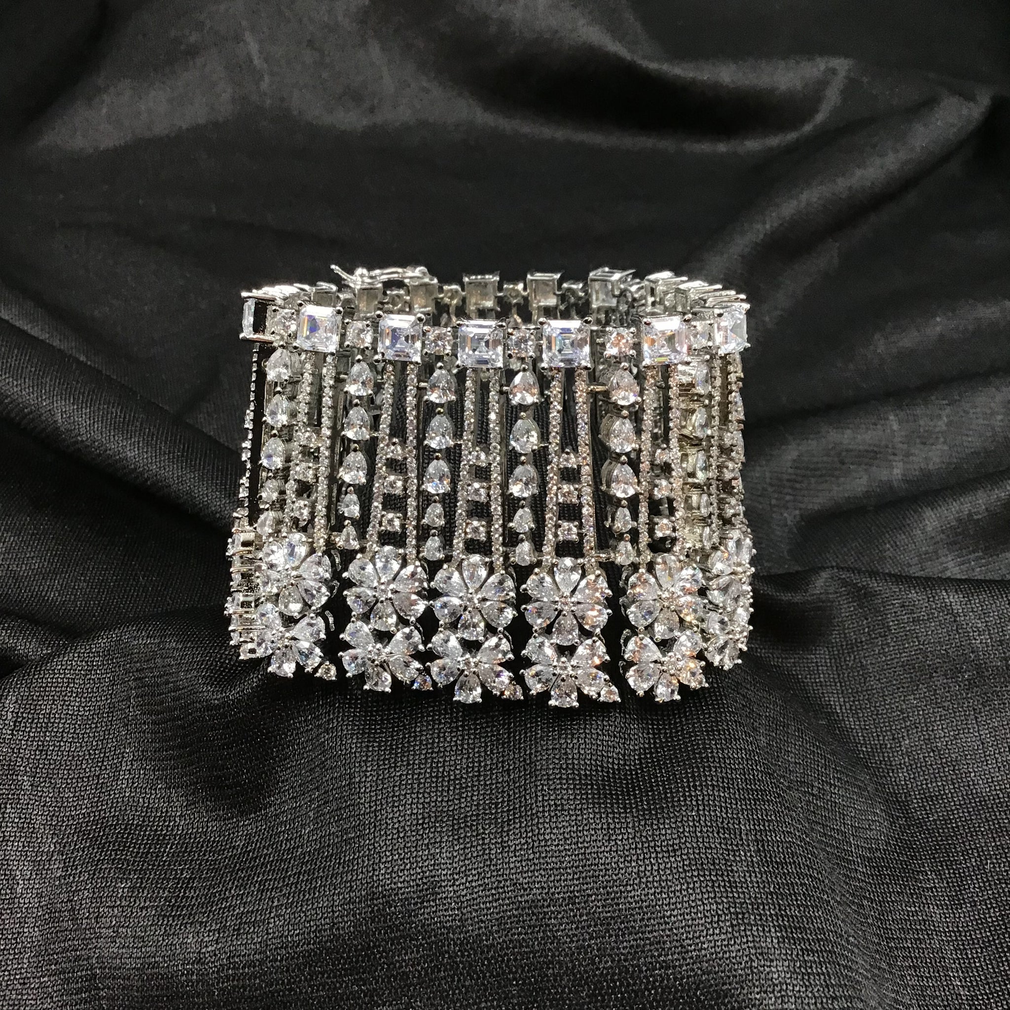 Zircon/AD Bracelet 3320-08 - Dazzles Jewellery