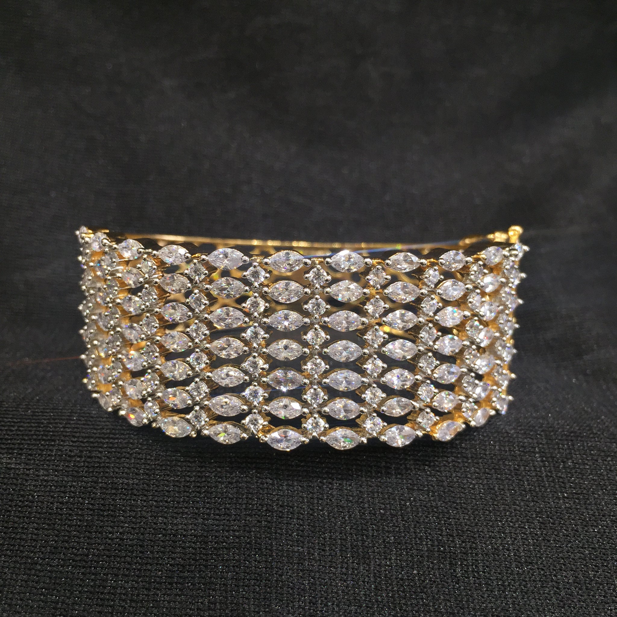 Zircon/AD Bracelet 6148-08 - Dazzles Jewellery