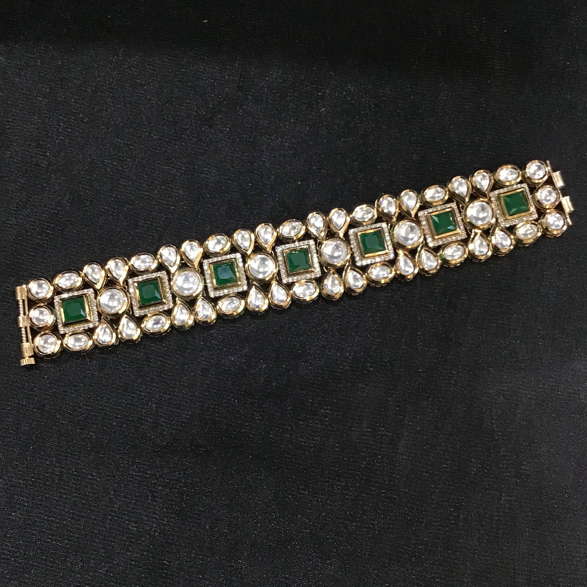 Kundan Bracelet 8251-34 - Dazzles Jewellery