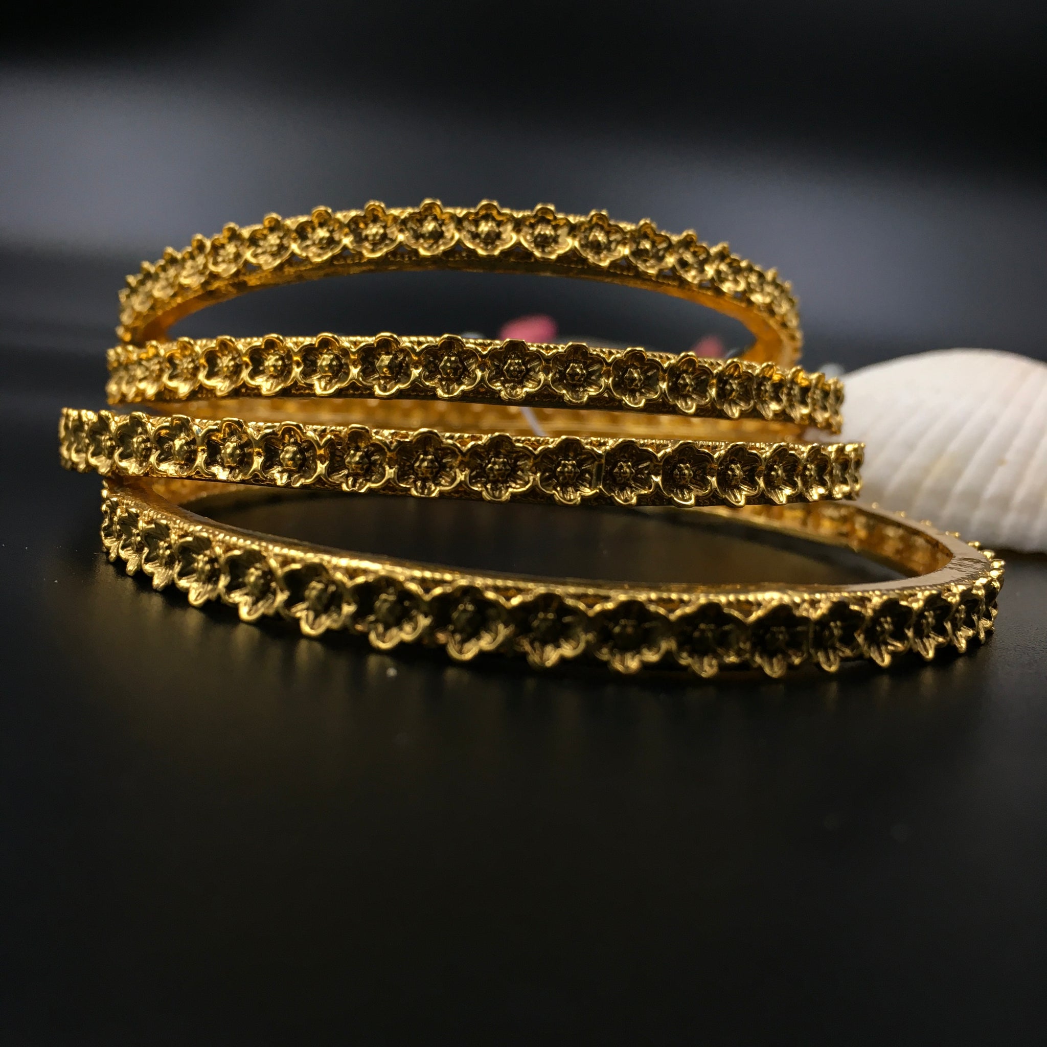 Gold Bangles/Kada - Dazzles Jewellery