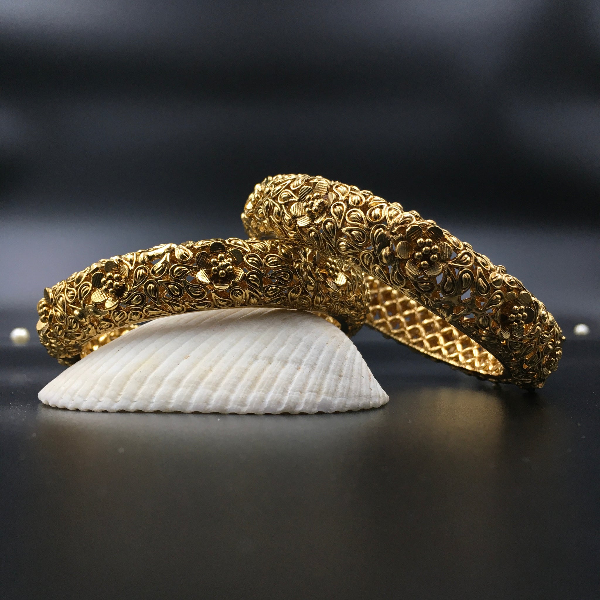 Gold Bangles/Kada - Dazzles Jewellery