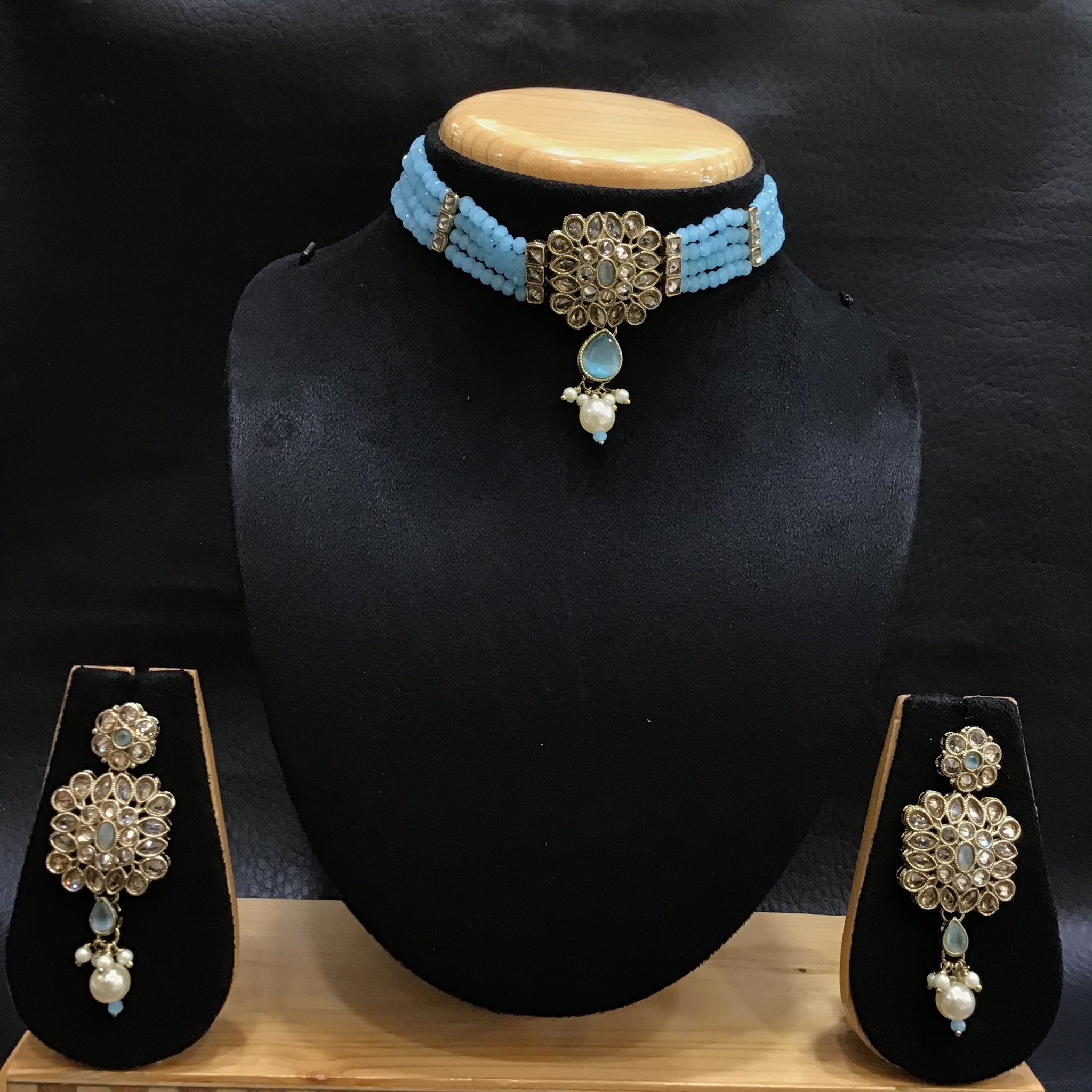 Antique Choker Set 1484-31 - Dazzles Jewellery