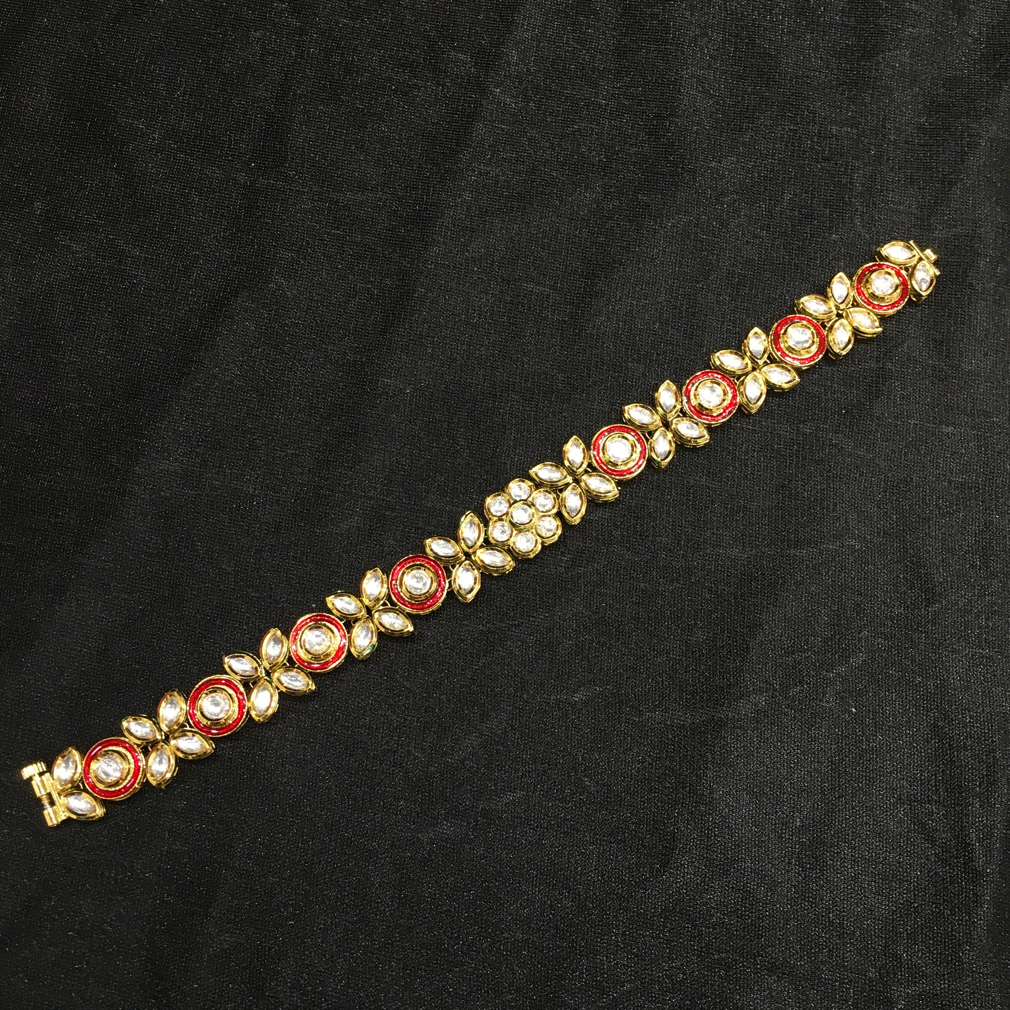 Kundan Bracelet 5894-28 - Dazzles Jewellery